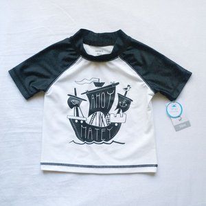 🆕️Carter's Boys' Ahoy Matey Pirate Rash Guard